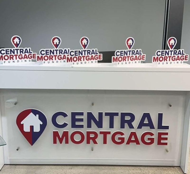 Central Mortgage Custom Sign